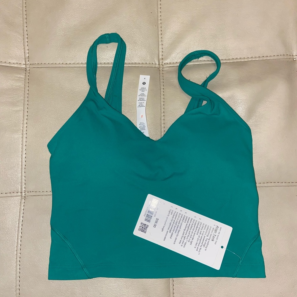 Maldives Green lululemon Align™ Cropped Tank Top